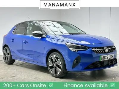 Used Vauxhall Corsa-e Elite 100 kW (136 HP) 2022 Blue Hatchback
