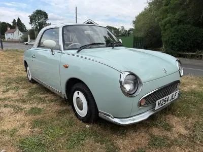Used Nissan Figaro 2007 Blue Cabriolet