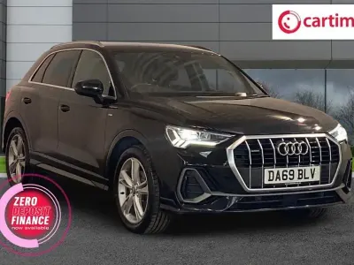 Używany Audi Q3 S-Line 150 KM (110 kW) 2020 Czarny SUV