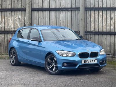 Used BMW 118 Sport Line 2017 Blue Hatchback