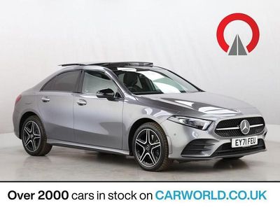 Grey Used 2021 Mercedes A250 AMG line Sedan | £17,990 (Fair price)