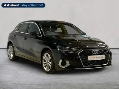Used Audi A3 Sport 110 HP (80 kW) 2023 Black Sedan