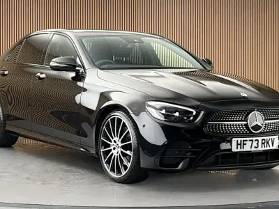 Used Mercedes E200 AMG line 200 HP (147 kW) 2023 Black Sedan
