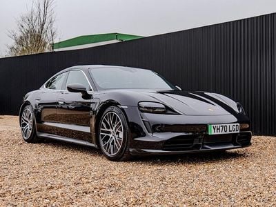 Used Porsche Taycan Performance Package 500 kW (680 HP) 2020 Black Sedan