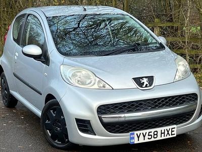 Silver Used 2009 Peugeot 107 Hatchback | £2,490 (Fair price)