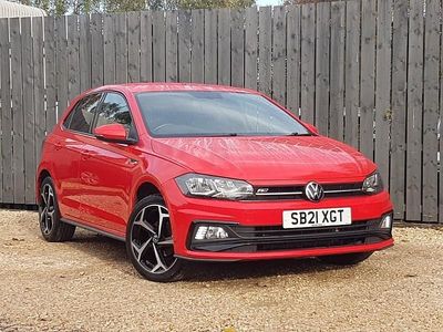 Red Used 2021 VW Polo R-line Hatchback | £15,498 (Fair price)