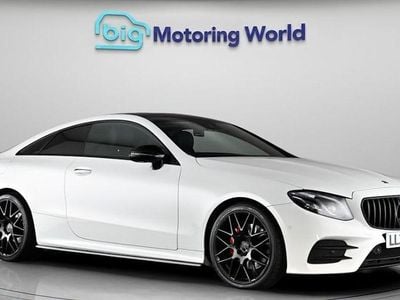 Used Mercedes E300 AMG line 245 HP (180 kW) 2020 White Coupe