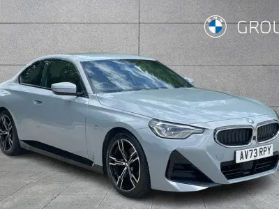 Used BMW 220 M Sport 184 HP (135 kW) 2023 Brooklyn grey metallic Coupe