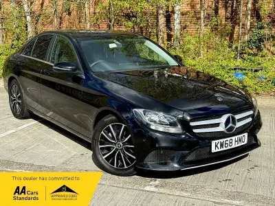 Begagnad Mercedes C200 SE 2018 Svart Sedan