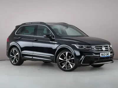 Used VW Tiguan R-line 150 HP (110 kW) 2021 Black SUV