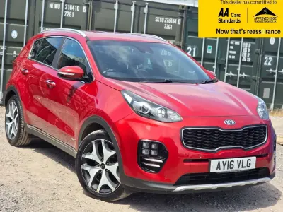 Used Kia Sportage GT-Line 134 HP (98 kW) 2016 Red SUV