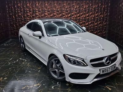 Used Mercedes C220 AMG Line Premium 170 HP (125 kW) 2017 White Coupe
