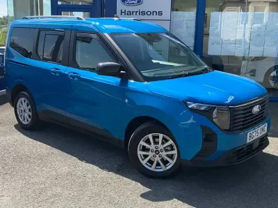 Used Ford Tourneo Courier Titanium 125 HP (91 kW) 2025 Digital aqua blue MPV
