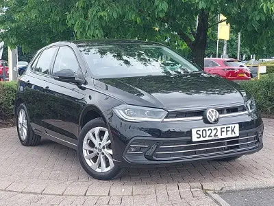 Used VW Polo Style 95 HP (69 kW) 2022 Black Hatchback