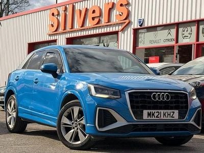 Used Audi Q2 S-Line 110 HP (80 kW) 2021 Blue SUV