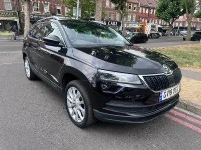 Used Skoda Karoq SE L 150 HP (110 kW) 2018 Black SUV
