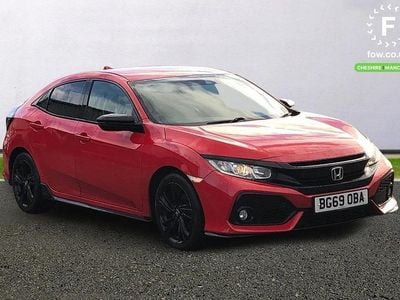 Used Honda Civic Dynamic 126 HP (92 kW) 2019 Red Hatchback