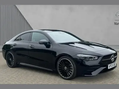 Used Mercedes CLA200 AMG Line Premium Plus 161 HP (118 kW) 2025 Black Coupe