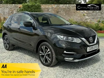 Used Nissan Qashqai N-Connecta 115 HP (84 kW) 2019 Black SUV