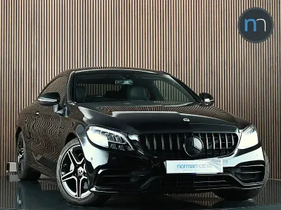 Used Mercedes C200 AMG line 2023 Black Coupe