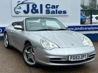 Used Porsche 911 Carrera Cabriolet 272 HP (200 kW) 2003 Silver Cabriolet
