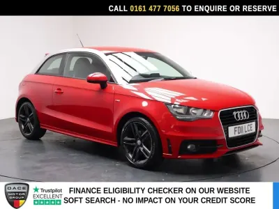Used Audi A1 S-Line 122 HP (89 kW) 2011 Red Hatchback