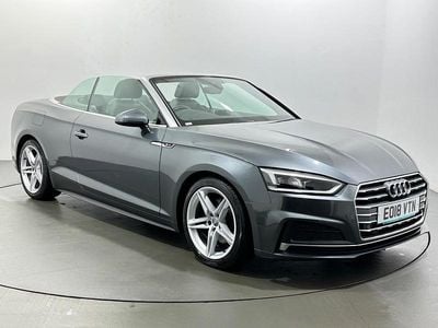 Used Audi A5 Cabriolet S-Line 190 HP (139 kW) 2017 Grey Cabriolet