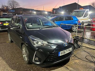 Black Used 2017 Toyota Yaris Hybrid Hatchback | £9,995 (A bit pricey)