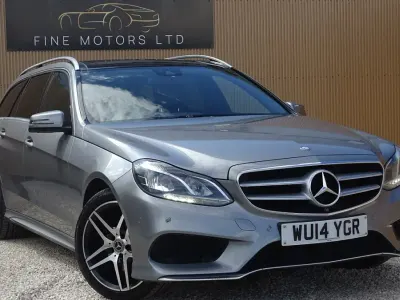 Używany Mercedes E220 AMG 2014 Srebrny Kombi