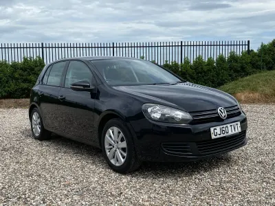 Used VW Golf VI Match 105 HP (77 kW) 2010 Black Hatchback