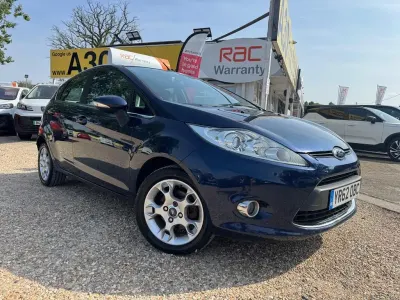 Used Ford Fiesta Zetec 96 HP (70 kW) 2012 Blue Hatchback