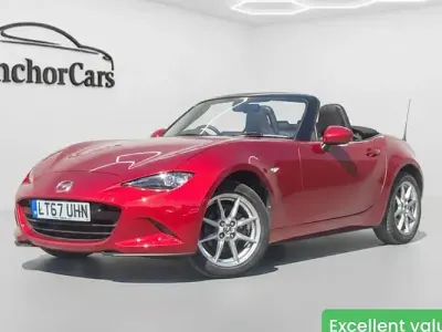 Used Mazda MX5 131 HP (96 kW) 2017 Red Cabriolet