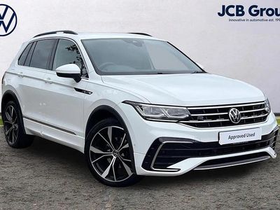 White Used 2021 VW Tiguan R-line SUV | £22,990 (Good price)