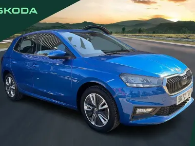Used Skoda Fabia SE L 94 HP (69 kW) 2022 Blue Hatchback