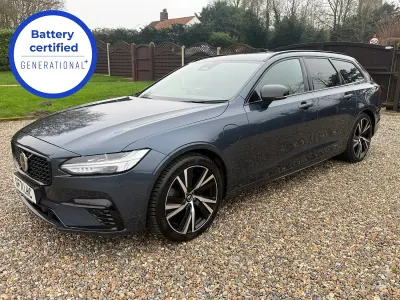 Used Volvo V90 R-Design 335 HP (246 kW) 2021 Blue Estate