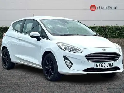 Used Ford Fiesta Zetec 100 HP (73 kW) 2019 White Hatchback