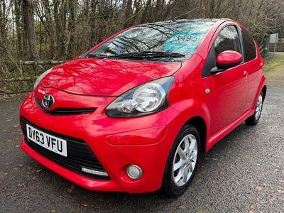 Red Used 2013 Toyota Aygo Hatchback | £3,495 (A bit pricey)