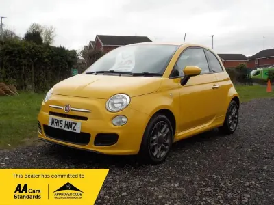Used Fiat 500 S 69 HP (50 kW) 2015 Yellow Hatchback