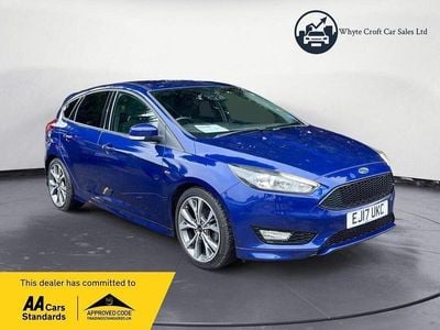 Blue Used 2017 Ford Focus ST-Line Hatchback | £5,495 (Good price)