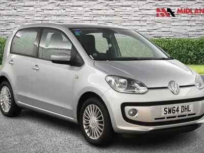 Used VW up! high up! 75 HP (55 kW) 2014 Silver Hatchback