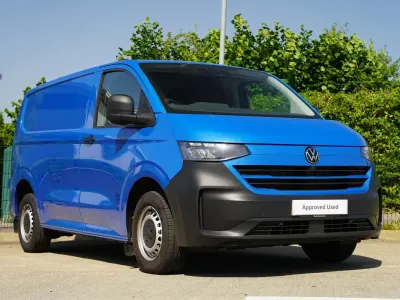 New VW T7 2025 Blue Van