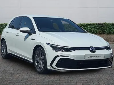 Used VW Golf VIII R-line 130 HP (95 kW) 2022 White Hatchback