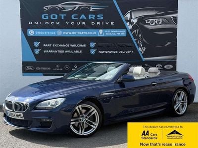 Used BMW 640 Cabriolet M Sport 313 HP (230 kW) 2014 Blue Cabriolet