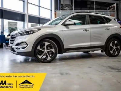Używany Hyundai Tucson Premium SE 136 KM (100 kW) 2017 Srebrny SUV