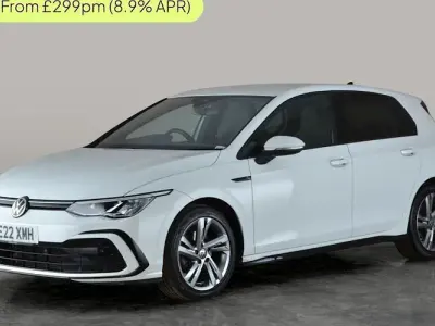 Used VW Golf VIII R-line 150 HP (110 kW) 2022 White Hatchback