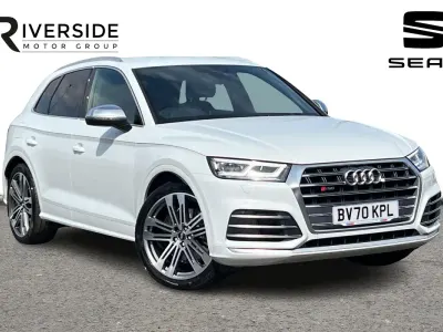 Used Audi Q5 Design 347 HP (255 kW) 2020 Glacier white SUV