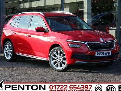 Used Skoda Kamiq SE L 115 HP (84 kW) 2021 Red SUV