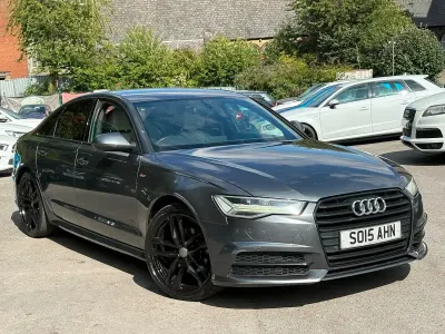 Used Audi A6 Black Edition 190 HP (139 kW) 2015 Grey Sedan