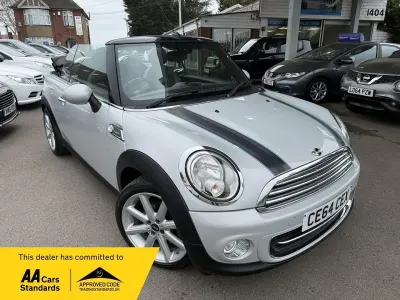 Begagnad Mini Cooper Cabriolet 122 HK (89 kW) 2014 Silver Cab