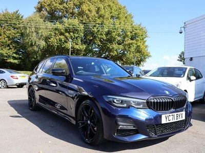 Used BMW 330e M Sport 2021 Blue Estate